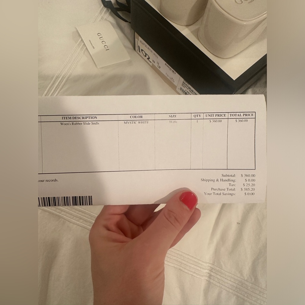 Authentic Gucci Rubber Slides!!! - image 2